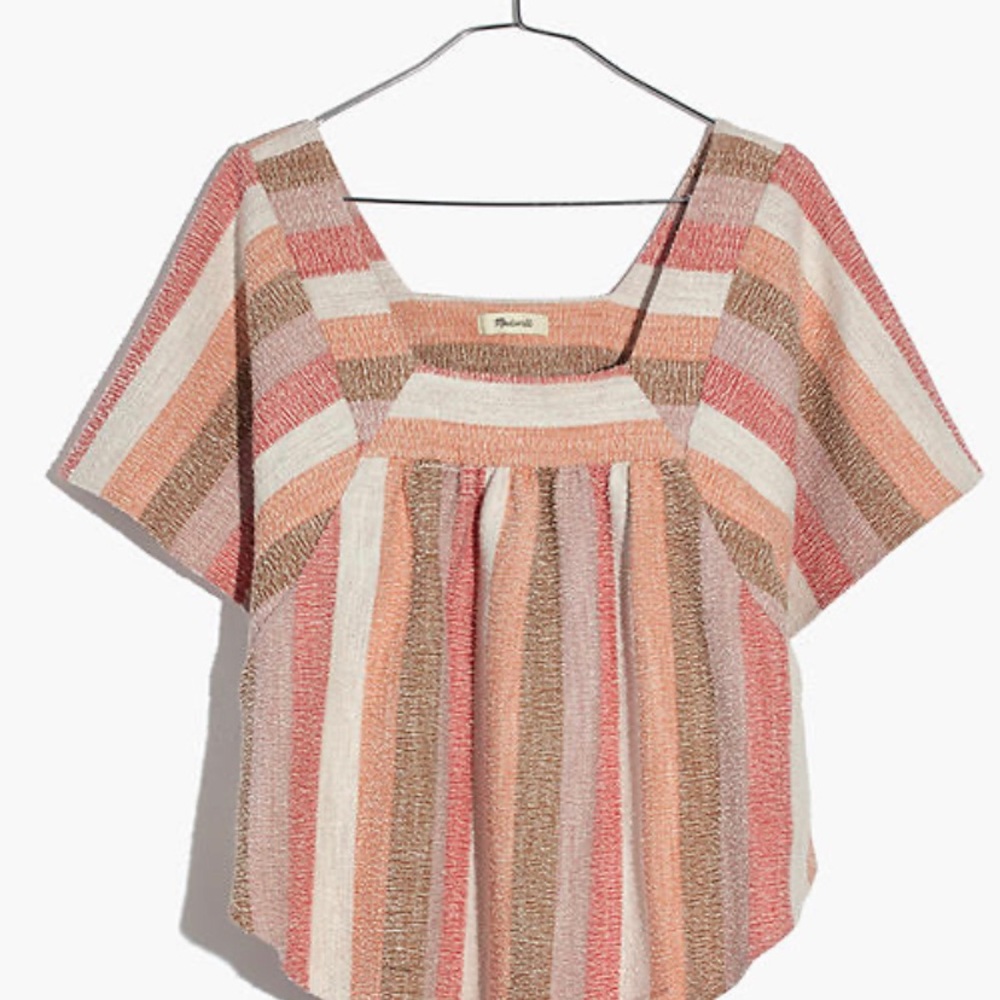 Madewell Texture & Thread Butterfly Top small